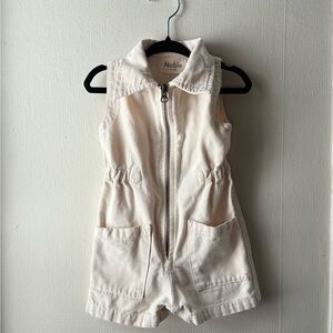 Noble Organic Tank Suit in Oat Milk